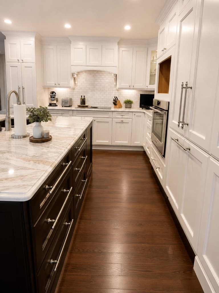 Contemporary Kitchen Renovation — Montreal, QC